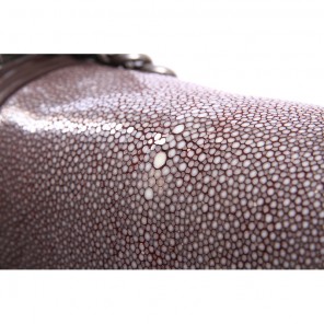 Boy Chanel Flap Shoulder Bag Original Pearl Leather A37003 Brown