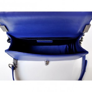 Boy Chanel Flap Shoulder Bag Sheepskin Leather with Horsehair A67759 Blue