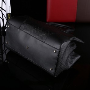 Bright diamante leather top handle bag