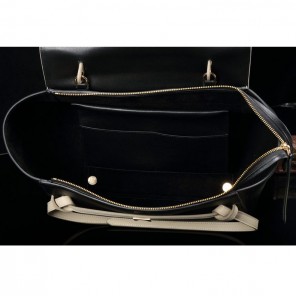 Celine Belt Bag Smooth Calfskin Leather C3345 Black&OffWhite