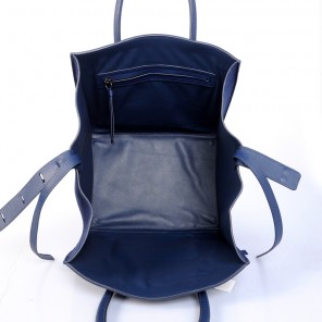 Celine Luggage Phantom Bags Suede Leather 3341 in Dark Blue