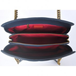 Chanel Calf Leather Shoulder Bag A67493 RoyalBlue