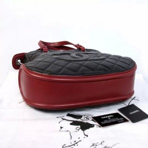 Chanel Cruise 2015 shoulder bag Original Sheepskin Leather A00181 Black