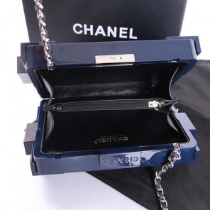 Chanel Lego Clutch A37010 Dark Blue