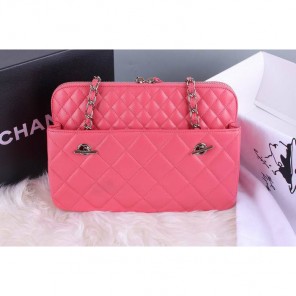 Chanel Original Sheepskin Leather Shoulder Bag A49274 Pink