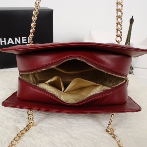 Chanel Shopping Bag Calfskin Leather A52248 Burgundy
