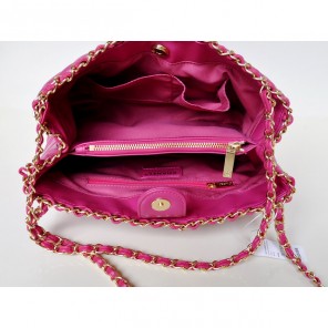 Chanel Shopping Bag Sheepskin Leather A50496 Rose