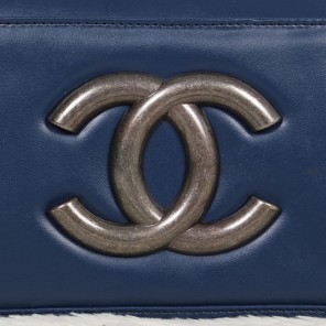 Chanel Shoulder Bag Original Sheepskin Leather A58800 RoyalBlue