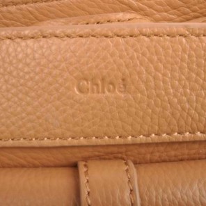 Chloe Mary Leather Shoulder Bag 8002 Apricot
