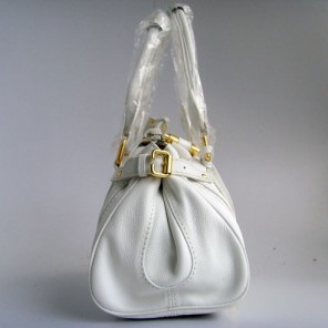 Chloe Paddington Bag With Bronze Padlock White 50831