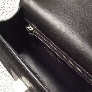 DIORAMA CLUB BAG IN CALFSKIN AND HORSE HAIR