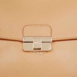 Dior DIORLING Bag Calf Leather D52281 Apricot