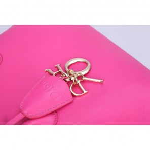 Dior DiorBar Top Handle Bag Calf Leather D033 Rose