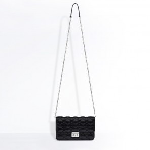 Dior Large Promenade pouch in black lambskin