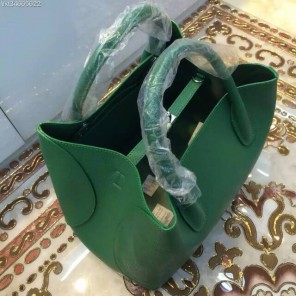 Dior Medium OPEN BAR BAG SUPPLE Green GRAINED CALFSKIN