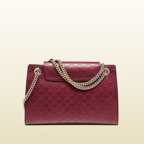 Emily guccissima leather chain shoulder bag