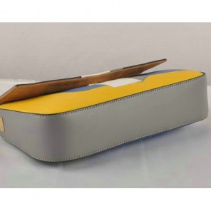 Fendi Multicolour Baguette Pouchette Clutch F2559 Blue