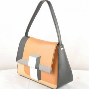 Fendi Multicolour Baguette Shoudler Bag 8BR600 Camel