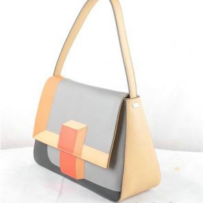 Fendi Multicolour Baguette Shoudler Bag 8BR600 Grey