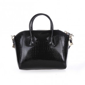 Givenchy Antigona Bag Crocodile Light Leather 9981 Black