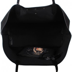 Givenchy Large Antigona Shopping Bag Printed POTTWEILER Saffiano leather Black