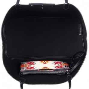 Givenchy Large Antigona Shopping Bag Printed Phoenix PVC Black