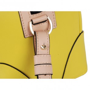 Givenchy Lucrezia Duffel Bag 6233 in Pink with white with Lemon Yellow