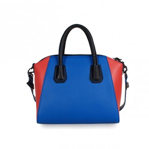Givenchy Small Antigona Bag Smooth Leather 6362 Blue&Red&White