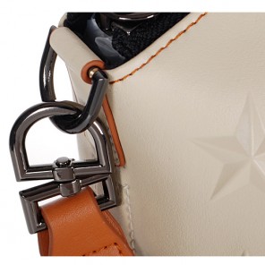 Givenchy mini Antigona Bag Smooth Leather 6360 Earth yellow and Off-White