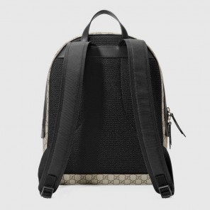 Gucci Angry Cat print GG Supreme backpack 419584 9AX1T 8652