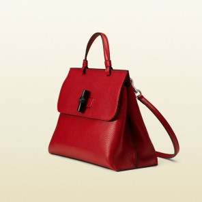 Gucci Bamboo daily leather top handle bag