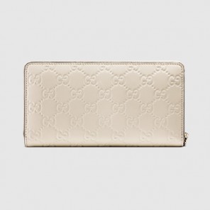 Gucci Bow Gucci Signature zip around wallet 388680 CWC1G 9022