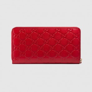 Gucci Bow leather GG zip around wallet 388680 CWC1G 6433