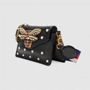 Gucci Broadway leather mini bag 453778 DVUDT 1096