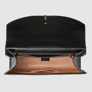 Gucci Broche GG Supreme top handle bag 466432 K9GEX 8027