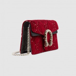 Gucci Dionysus GG velvet super mini bag 476432 9TIBN 6484
