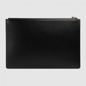 Gucci Embroidered leather pouch 431416 DTDDG 8385