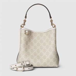 Gucci GG EMBLEM MINI BUCKET BAG 815118 FAD6L 9641