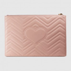 Gucci GG Marmont matelasse leather pouch 476440 DSVRT 5909