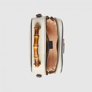 Gucci GG Marmont small shoulder bag with bamboo 602270 0OLFX 9085