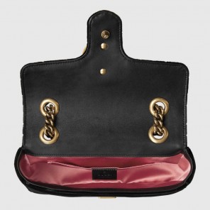 Gucci GG Marmont velvet mini bag 446744 K4D2T 1000
