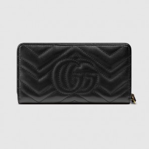 Gucci GG Marmont zip around wallet 443123 DRW1T 1000