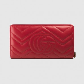 Gucci GG Marmont zip around wallet 443123 DRW1T 6433