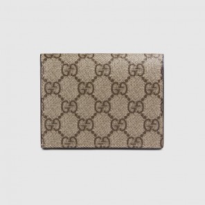Gucci GG Supreme card case with Bosco patch 506277 9F27G 9752