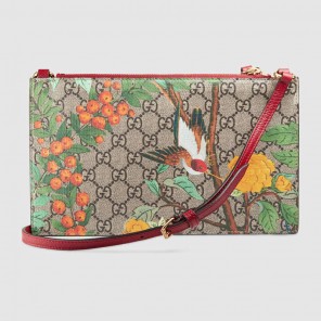 Gucci GG Supreme shoulder bag with pouch 454111 K6DBG 9969