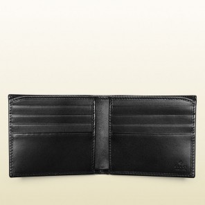 Gucci GG imprime leather bi-fold wallet 365466 FU49R 1000