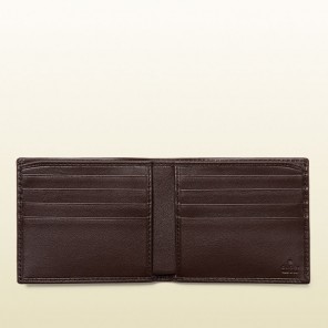 Gucci GG supreme canvas bi-fold wallet 365491 KGD8R 9791