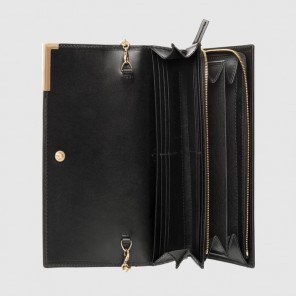 Gucci Leather GG chain wallett 269541 CWC1G 1000