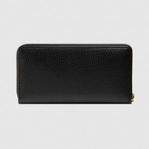 Gucci Leather zip around wallet 456117 CAO0G 1000