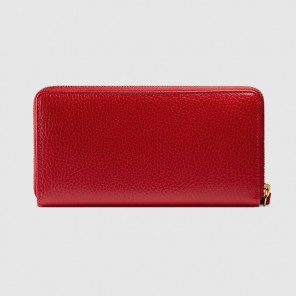 Gucci Leather zip around wallet 456117 CAO0G 6433